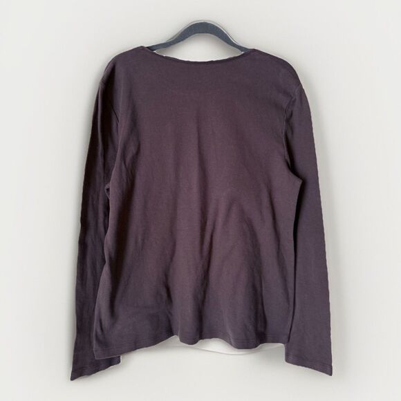 Bundle Of Three Womens Appleseed Tops Size Large/two Solid And 1 Patterned - Picture 15 of 15